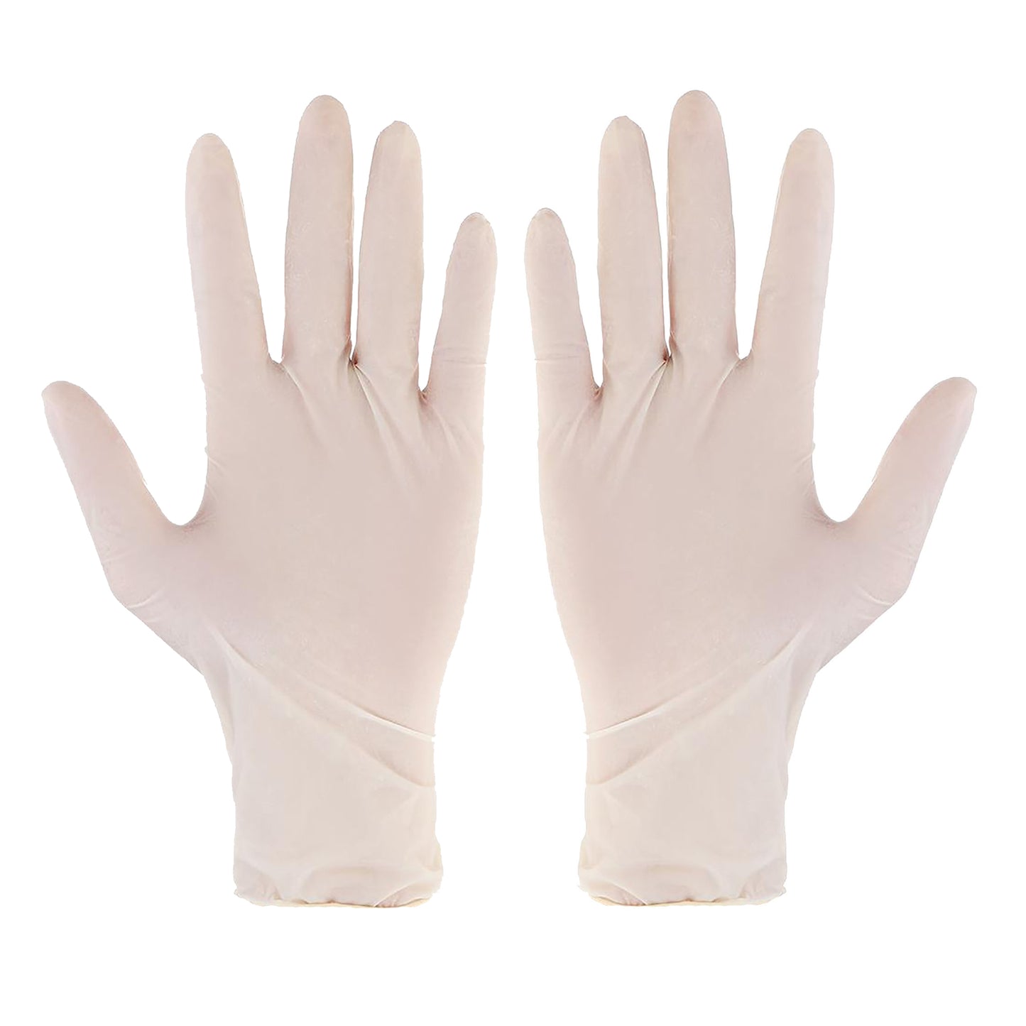 Strong Manufacturers White 4.5 Mil PF Latex Gloves - 1,000 Case Count