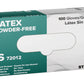 Strong Manufacturers White 4.5 Mil PF Latex Gloves - 1,000 Case Count