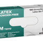 Strong Manufacturers White 4.5 Mil PF Latex Gloves - 1,000 Case Count