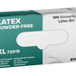 Strong Manufacturers White 4.5 Mil PF Latex Gloves - 1,000 Case Count